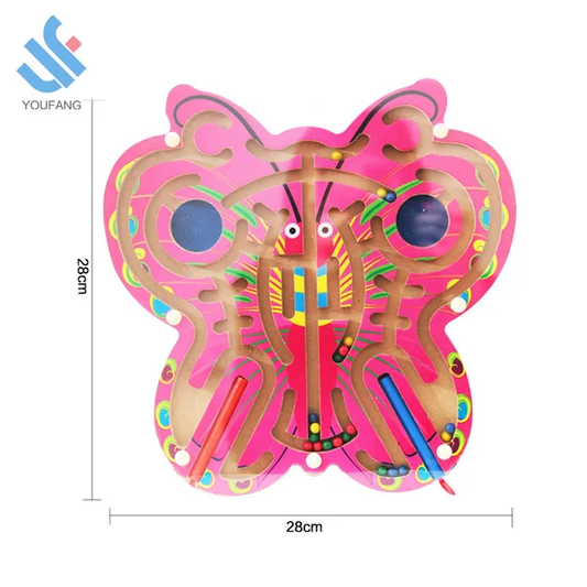 Magnetic Pen Maze – Butterfly or Fish Shape Activity Toy