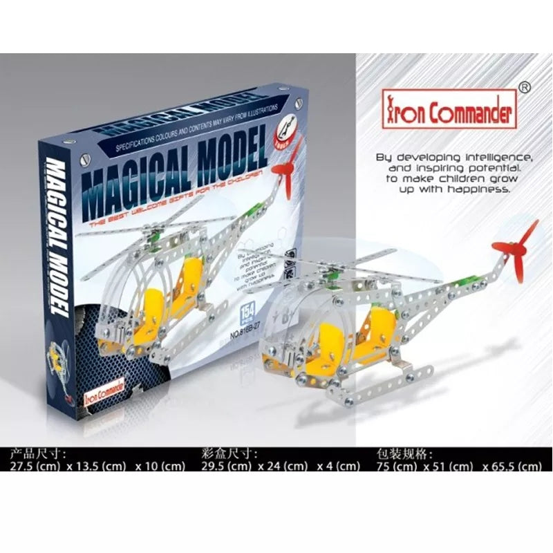 Magic Model DIY Metal Construction Helicopter