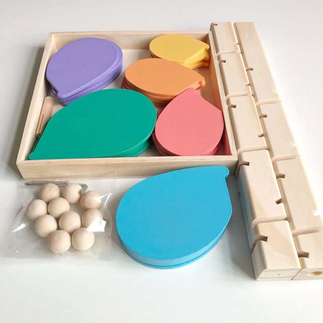 wooden tree marble run