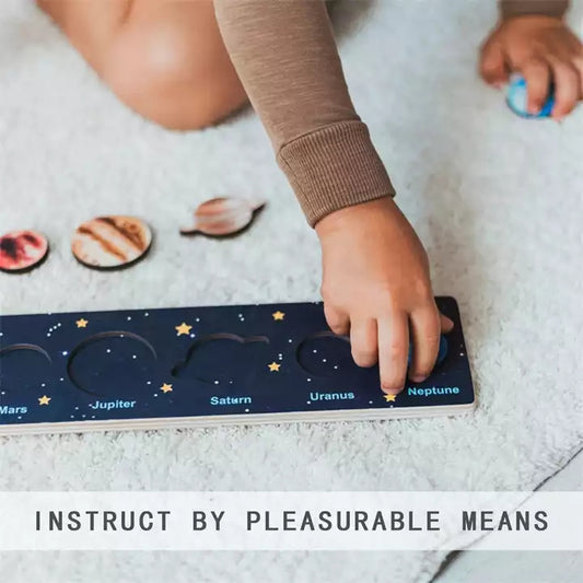 Wooden Solar System Puzzle – Planets Jigsaw Puzzle
