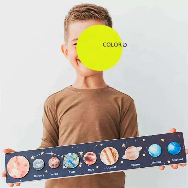 Wooden Solar System Puzzle – Planets Jigsaw Puzzle