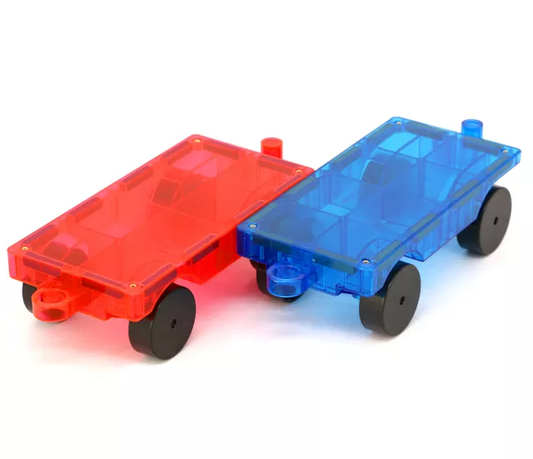 Magnetic Car Extension Set – 2-Piece Magnetic Car Toy Set