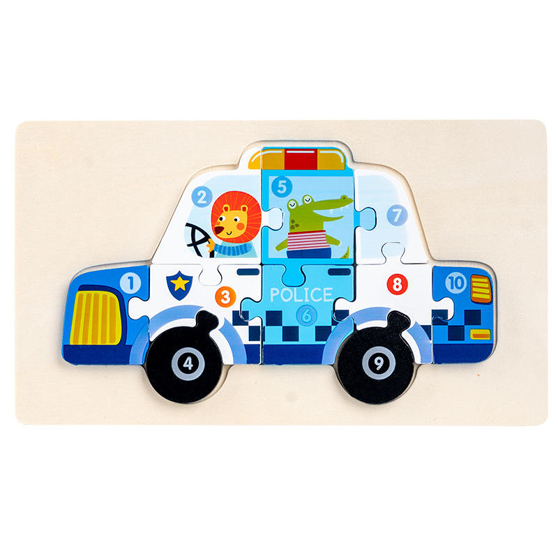 Wooden 3D Jigsaw Puzzle Vehicles – Wooden Puzzle – Educational Puzzle   