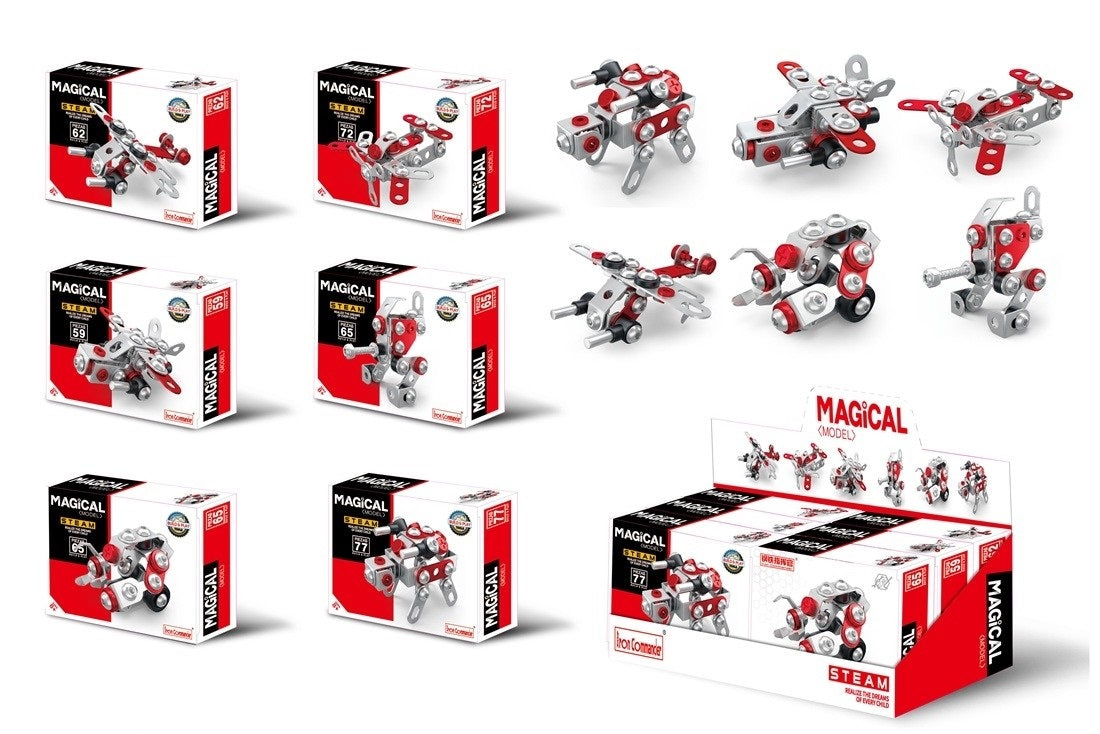 DIY Metal Construction Toys – Multipack Building Set for Kids